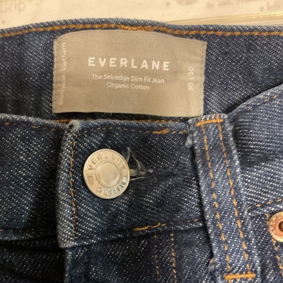 Everlane The Selvedge slim-fit jean size 30 x 30 - Picture 4 of 6